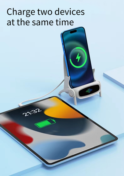 Desk Wireless Charging Station, 66W Fast Desk Charging Station with Fan