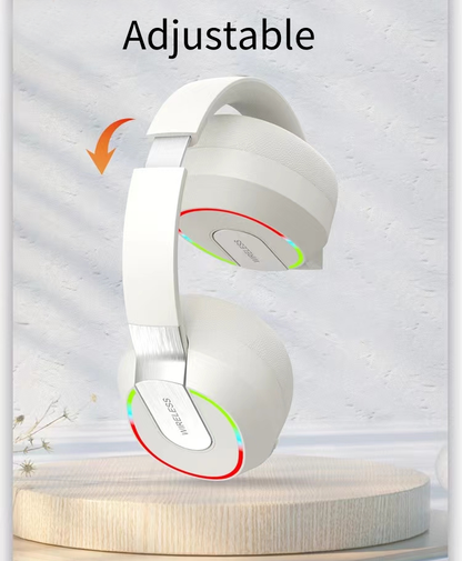 Wireless Headphones Over Ear, Multiple Music Modes with Microphone, HiFi Stereo Foldable Lightweight Wireless Headset