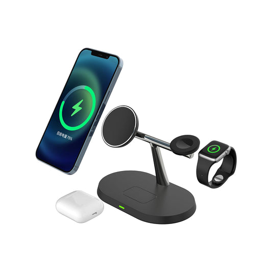 3 in 1 Magnetic Wireless Charging Station for iPhone and Apple Devices Watch, Air Pods