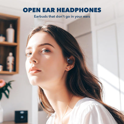 Open Ear Bluetooth 5.3 Headphones, Wireless Earbuds with Digital Display 40 Hours Playtime for Running, Walking, Workout