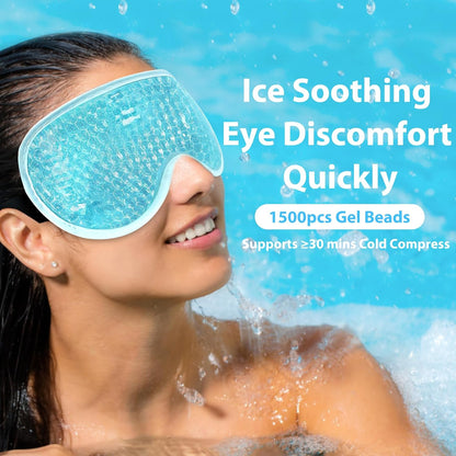 Gel Face Mask and Eye Mask,  Reusable Cooling Ice Mask for for Puffy Eyes, Dark Circles