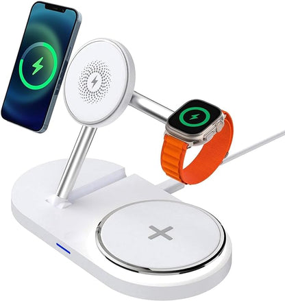 5 in 1 Magnetic Charging Station iPhone/Watch Series, Fast Charger with Night Light