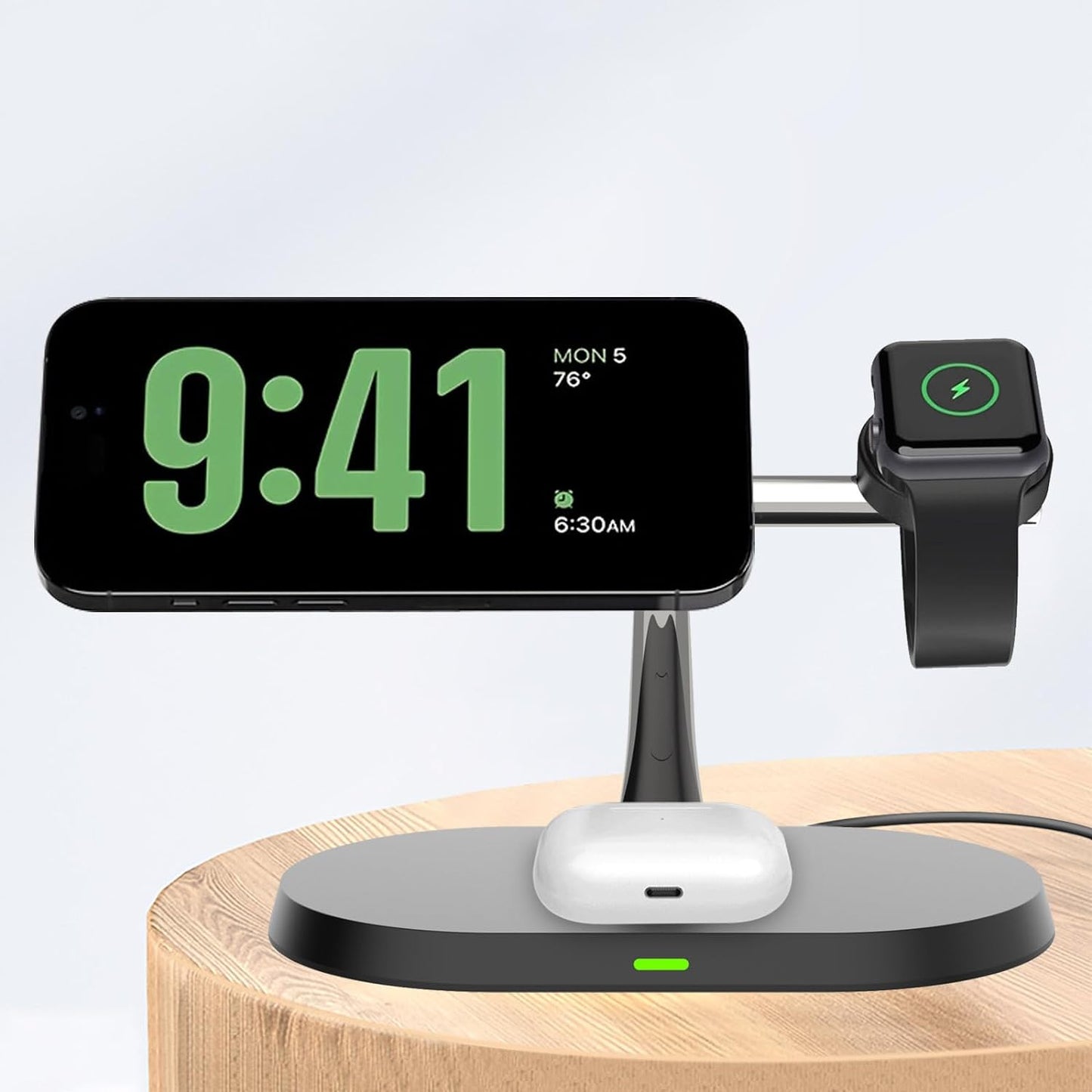 3 in 1 Magnetic Wireless Charging Station for iPhone and Apple Devices Watch, Air Pods