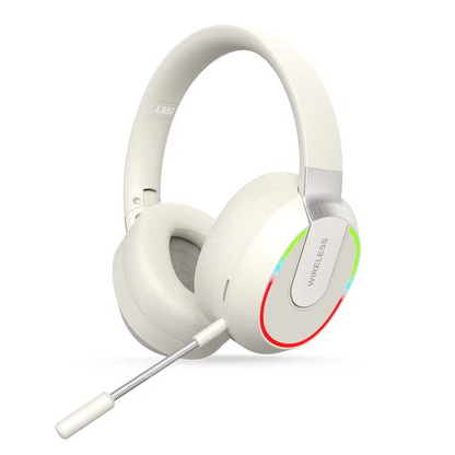 Wireless Headphones Over Ear, Multiple Music Modes with Microphone, HiFi Stereo Foldable Lightweight Wireless Headset