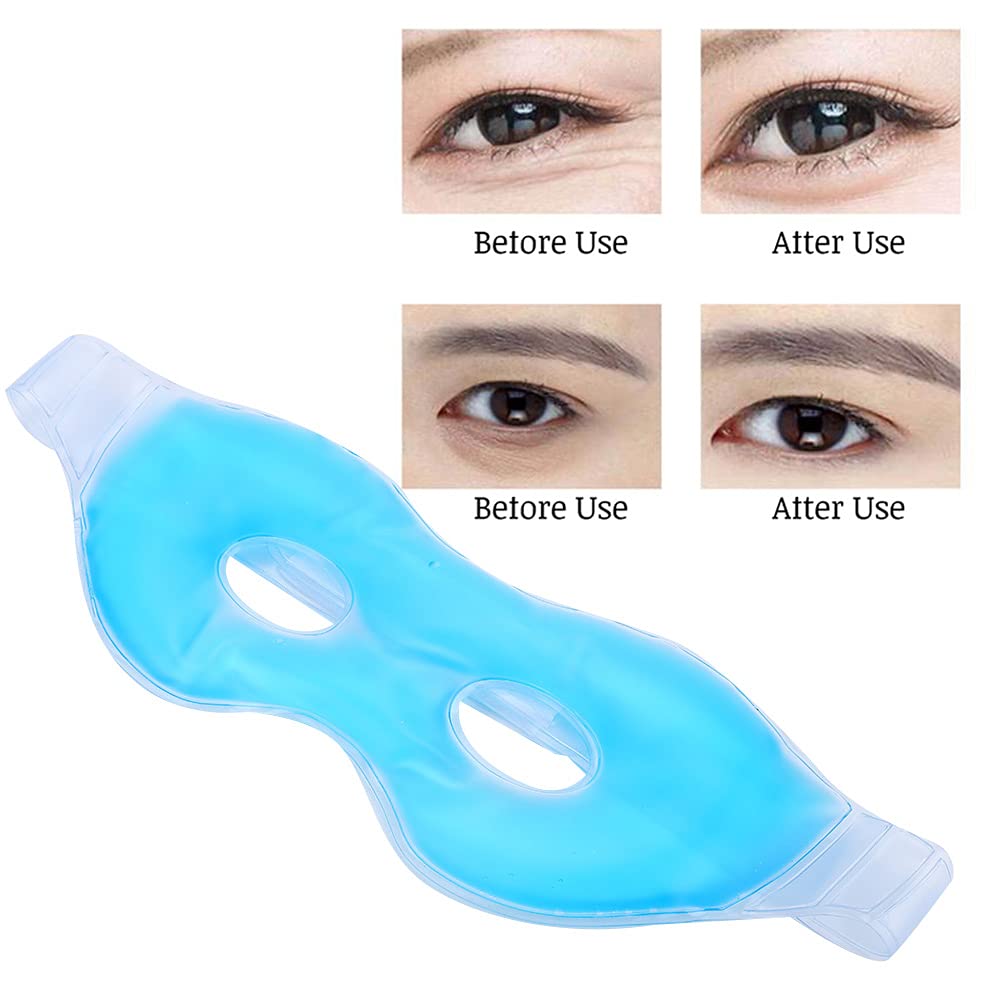 Eye Mask for Sleeping, Reusable Cooling Eye Masks, Gel Ice Pack, Heated Eye Mask Warm Compress for Eyes